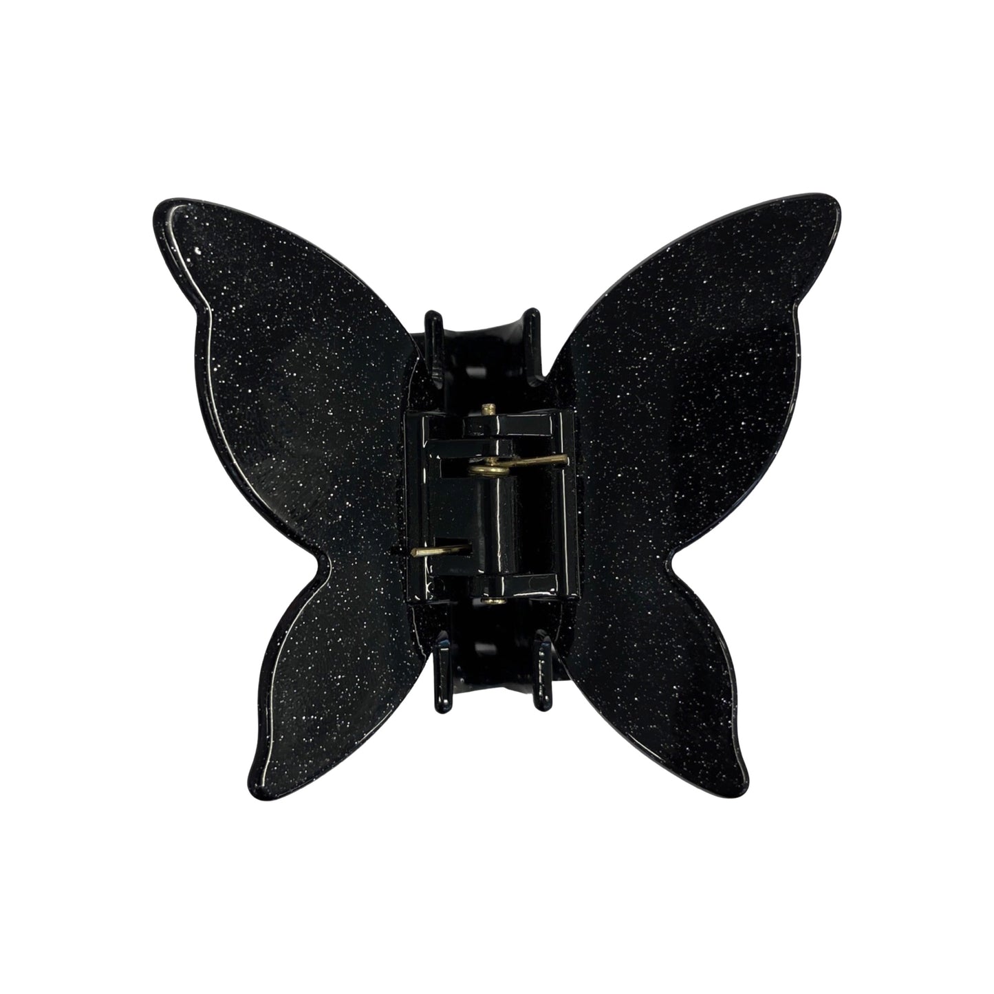 Hårklämma Fjäril Black Glitter - Alva