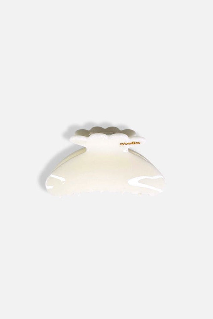 Vit hårklämma (ivory) i molnform, Cloud Clip, Stella Details