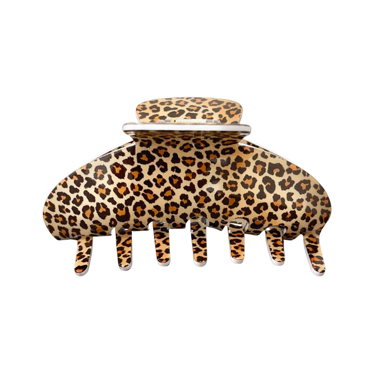 Hårklämma 10 cm - Leopard