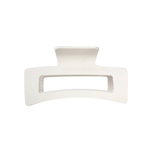 Hårklämma sidenvit 8,5 cm - Tilde