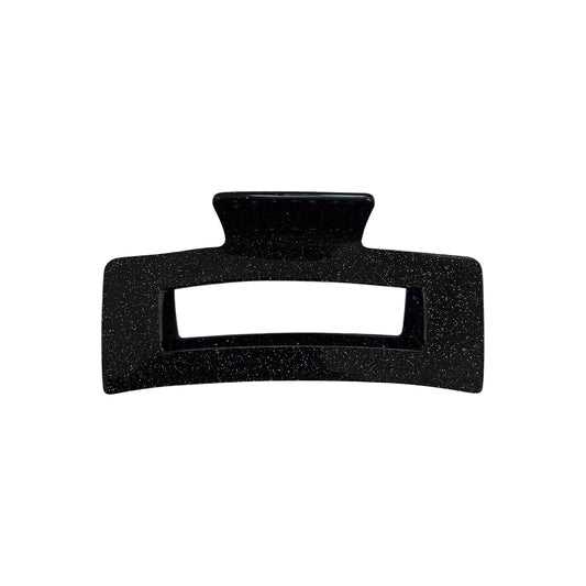 Hårklämma Black Glitter 8,5 cm - Bianca